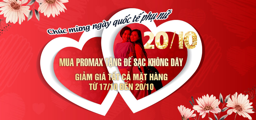 Chương trình chúc mừng ngày phụ nữ 20-10 tại Cường Di Động