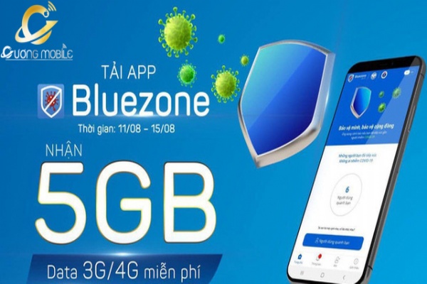 Các nhà mạng tặng 5GB data cho thuê bao đã tải Bluezone đồng thời miễn cước truy cập ứng dụng